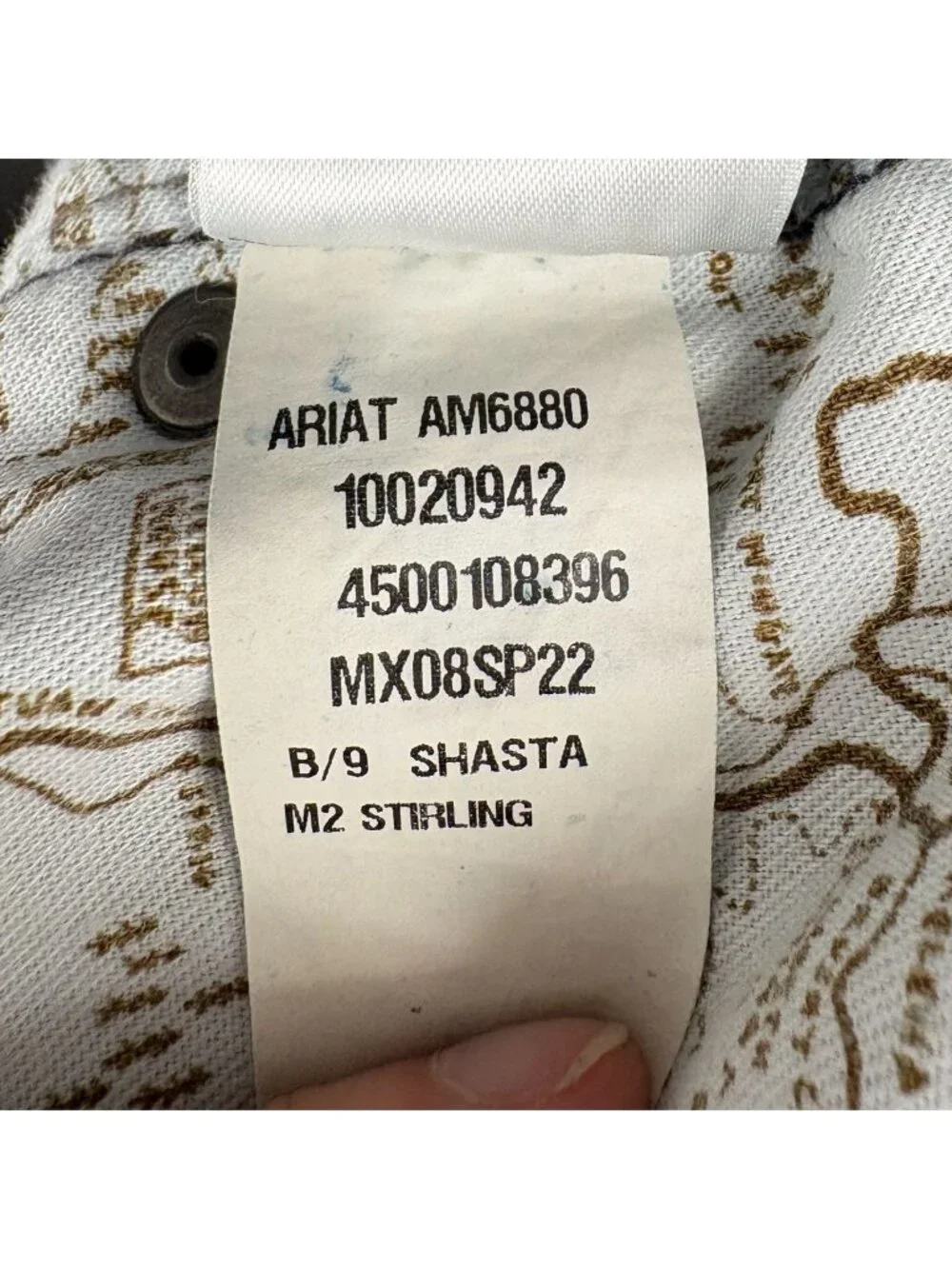 Ariat Mens M2 Relaxed Stirling Stretch Bootcut Jeans 38x32 Shasta Western Cowboy